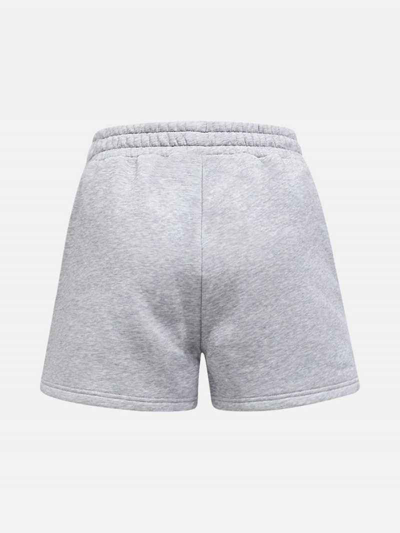 Peak Performance Original Small Logo Women's Shorts Grey | KGC77-231