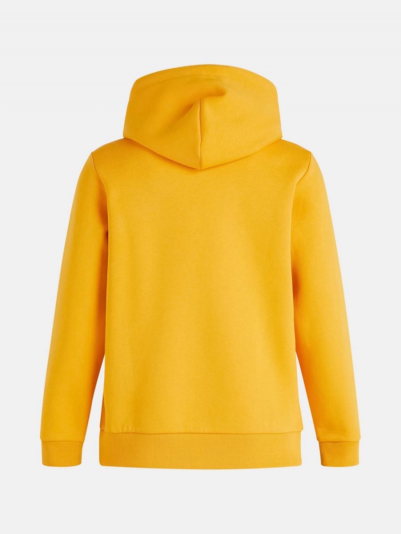 Peak Performance Original Small Logo Women's Hoodie Yellow | YBY21-227