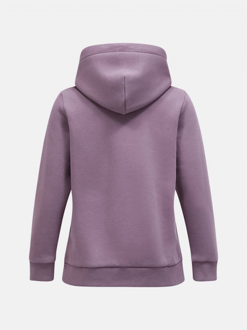 Peak Performance Original Small Logo Women's Hoodie Purple | LWS94-959