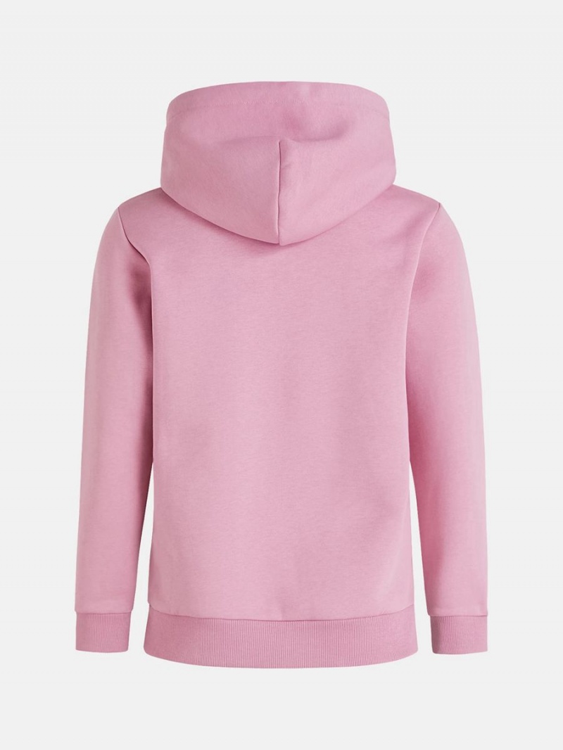 Peak Performance Original Small Logo Women's Hoodie Pink | SPQ06-139