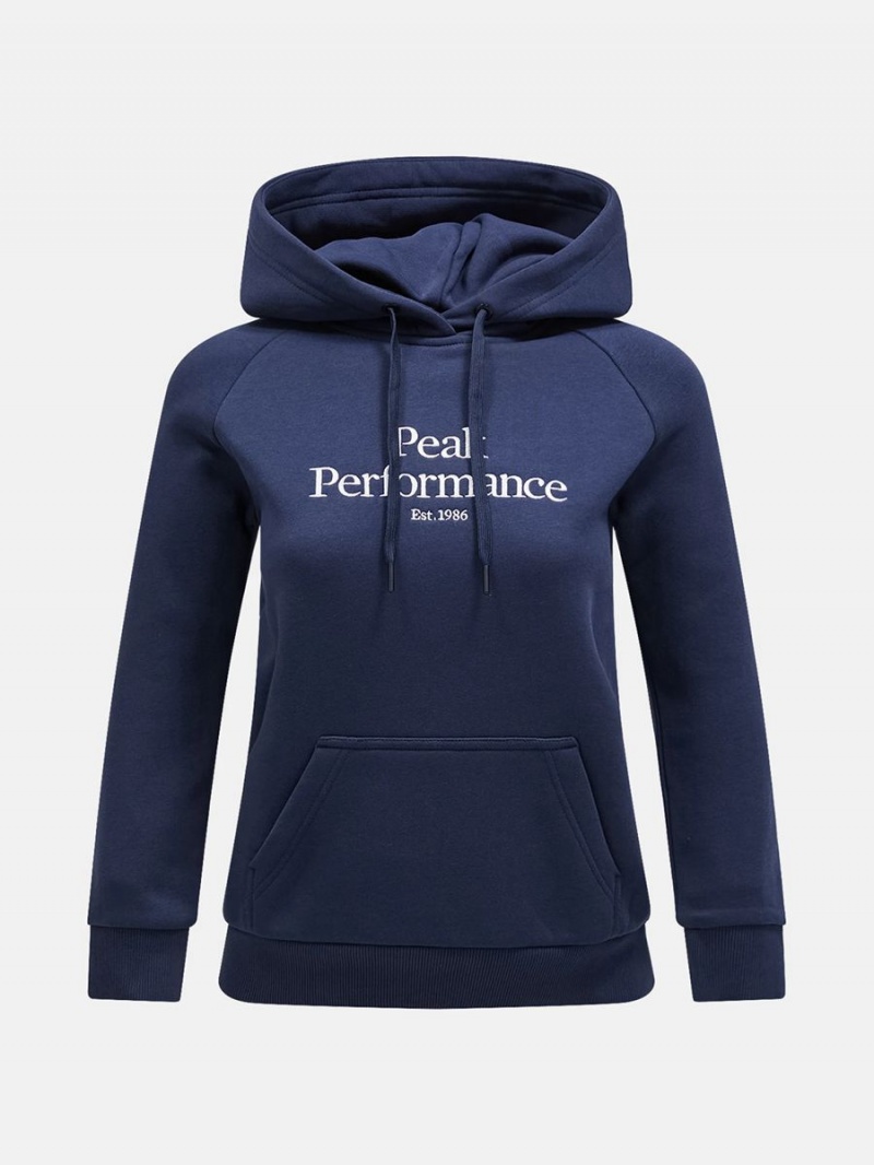 Peak Performance Original Women\'s Hoodie Navy / White | VET02-190