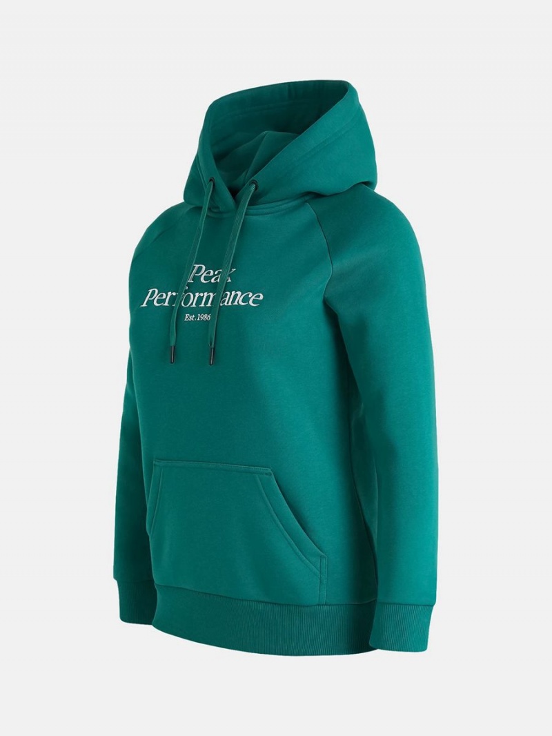 Peak Performance Original Women's Hoodie Green | RMB66-311