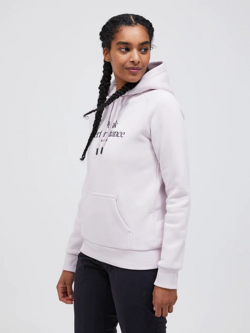 Peak Performance Original Women's Hoodie Purple | NQG67-495