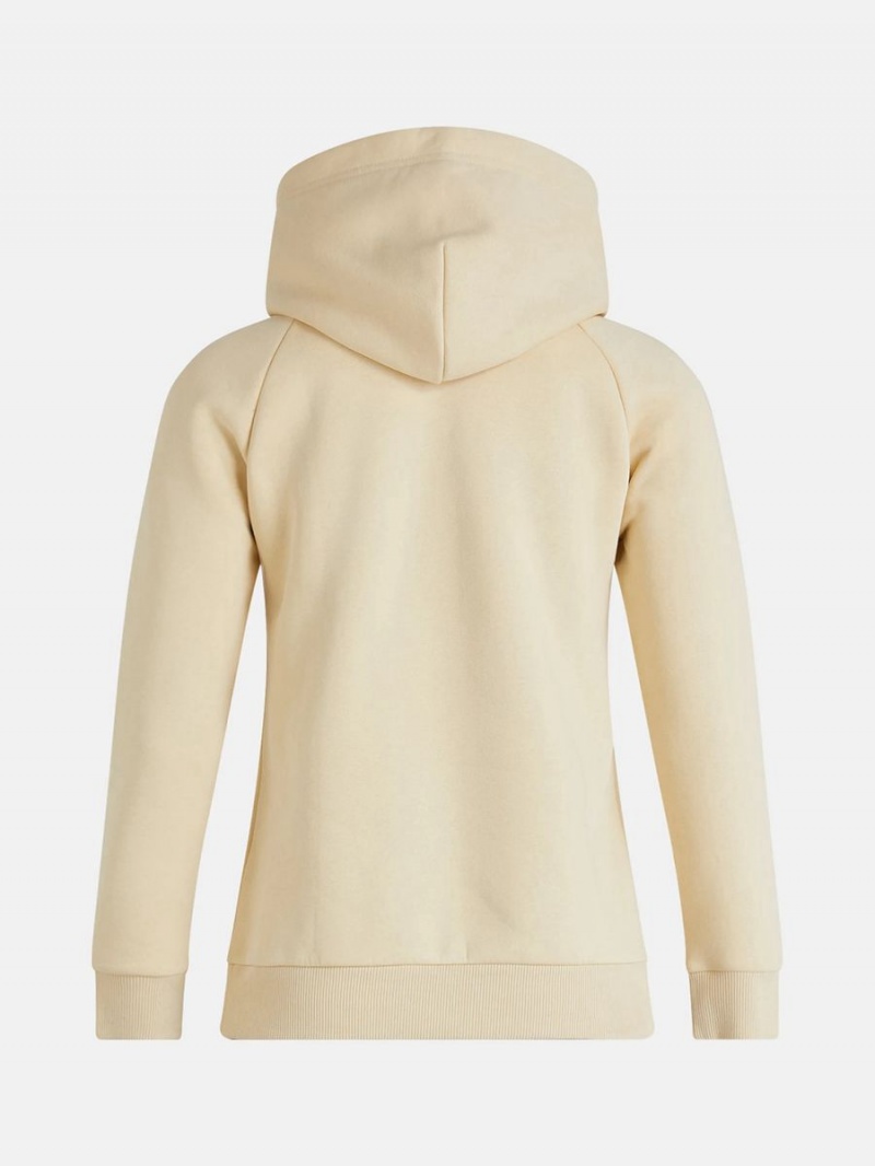 Peak Performance Original Women's Hoodie Yellow | DBU67-998