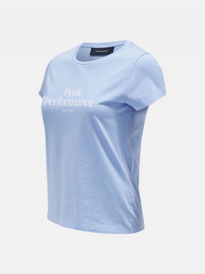 Peak Performance Original Women's T-Shirt Blue | FVP09-502