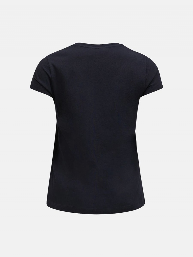 Peak Performance Original Women's T-Shirt Black / White | KFB20-247