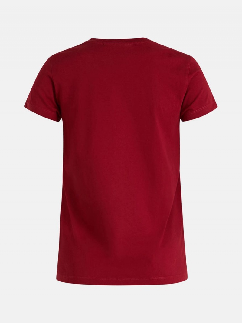 Peak Performance Original Women's T-Shirt Red | MTE18-970