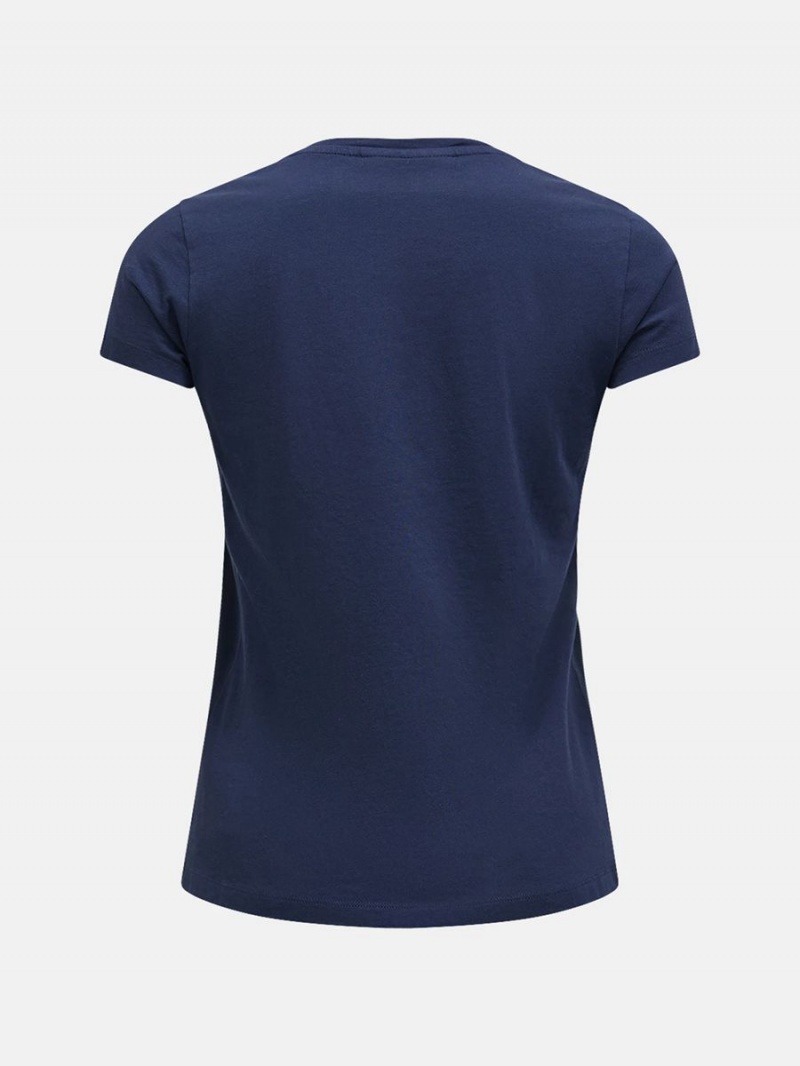 Peak Performance Original Women's T-Shirt Navy / White | WTJ58-651