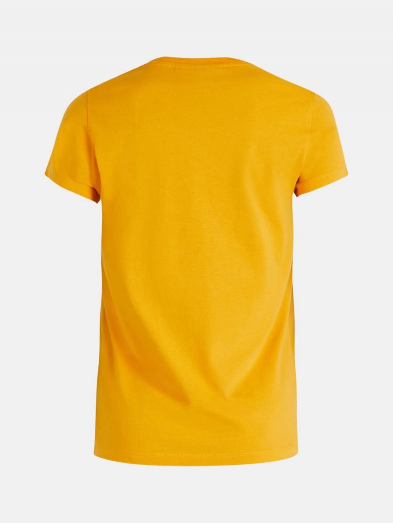 Peak Performance Original Women's T-Shirt Yellow | GZP28-824