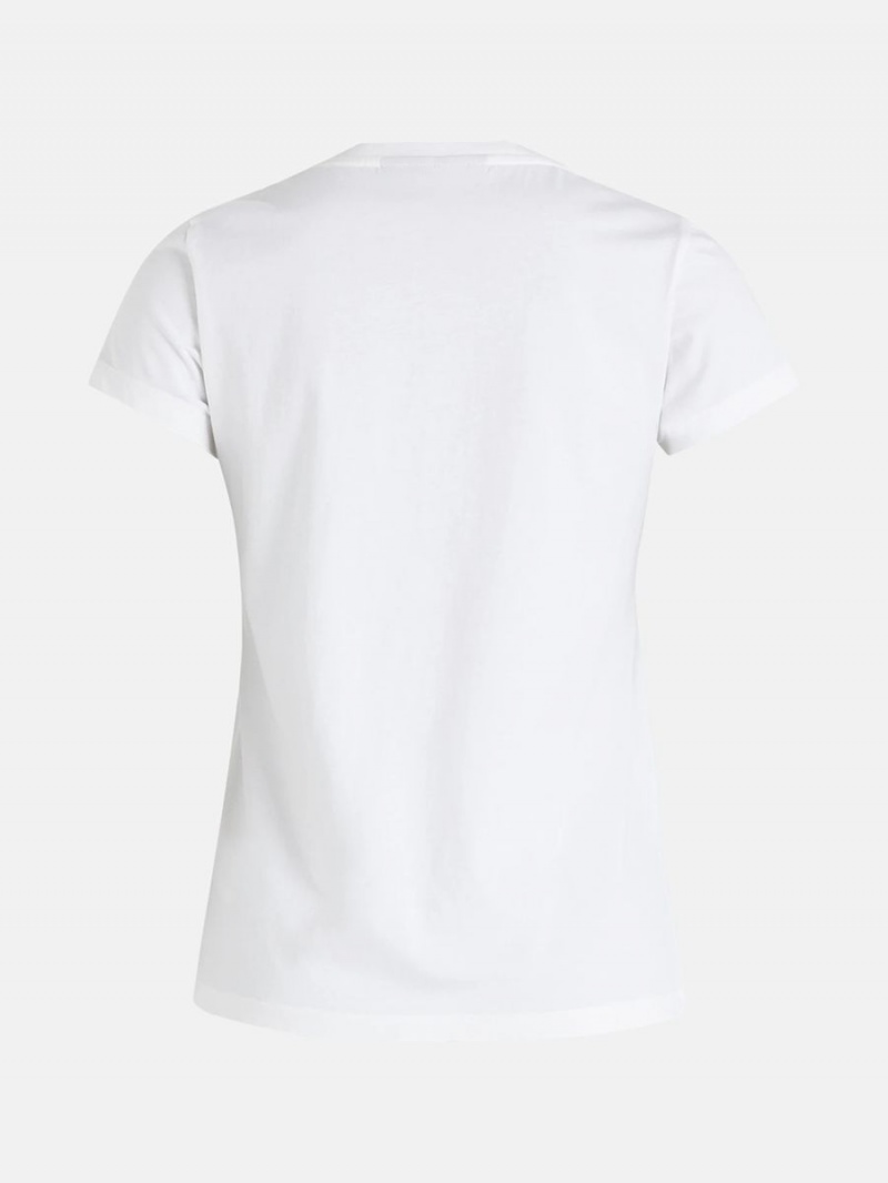 Peak Performance Original Women's T-Shirt White / Black | WSC89-297