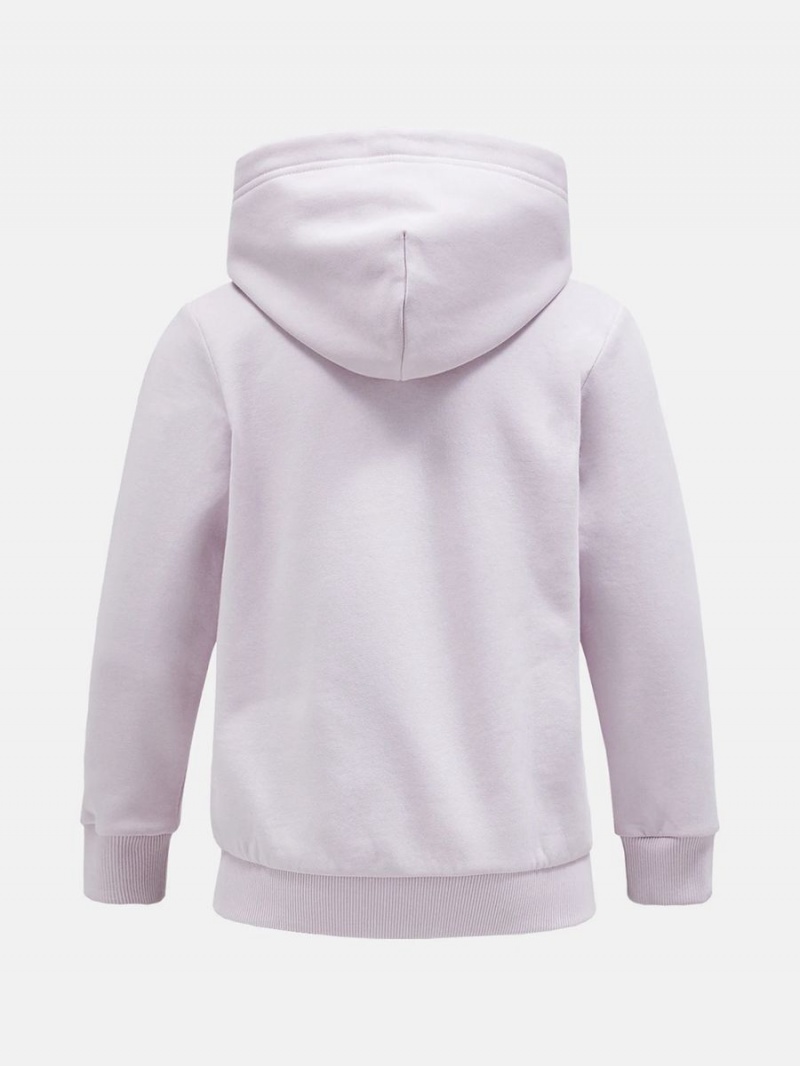 Peak Performance Original Zip Kids' Hoodie Purple | VFU04-570