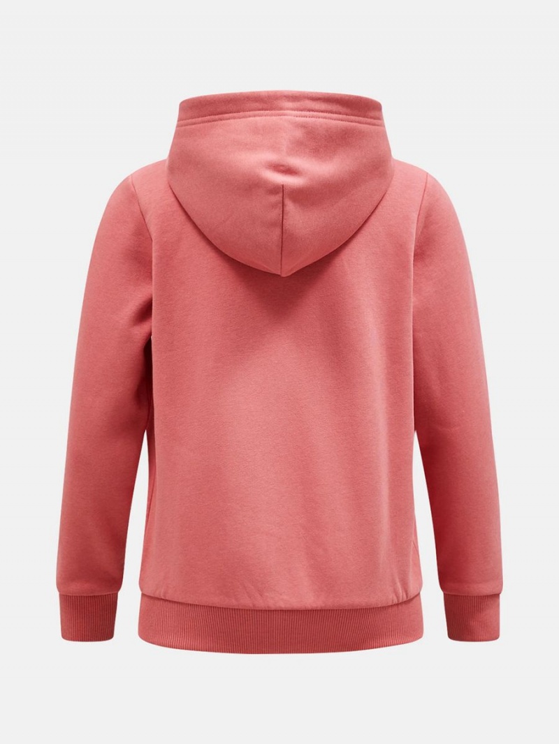 Peak Performance Original Zip Kids' Hoodie Pink | UEK55-833