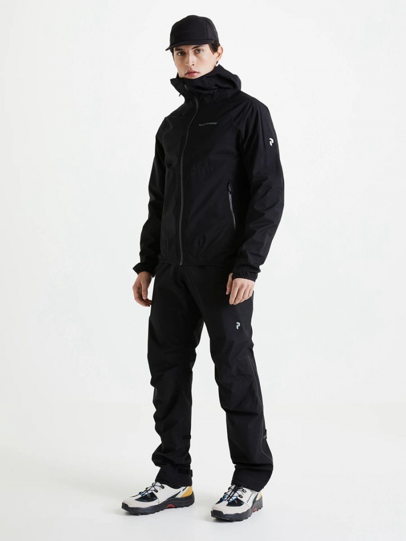 Peak Performance Pac Gore-Tex 3L Men's Ski Pants Black | ZOJ97-659