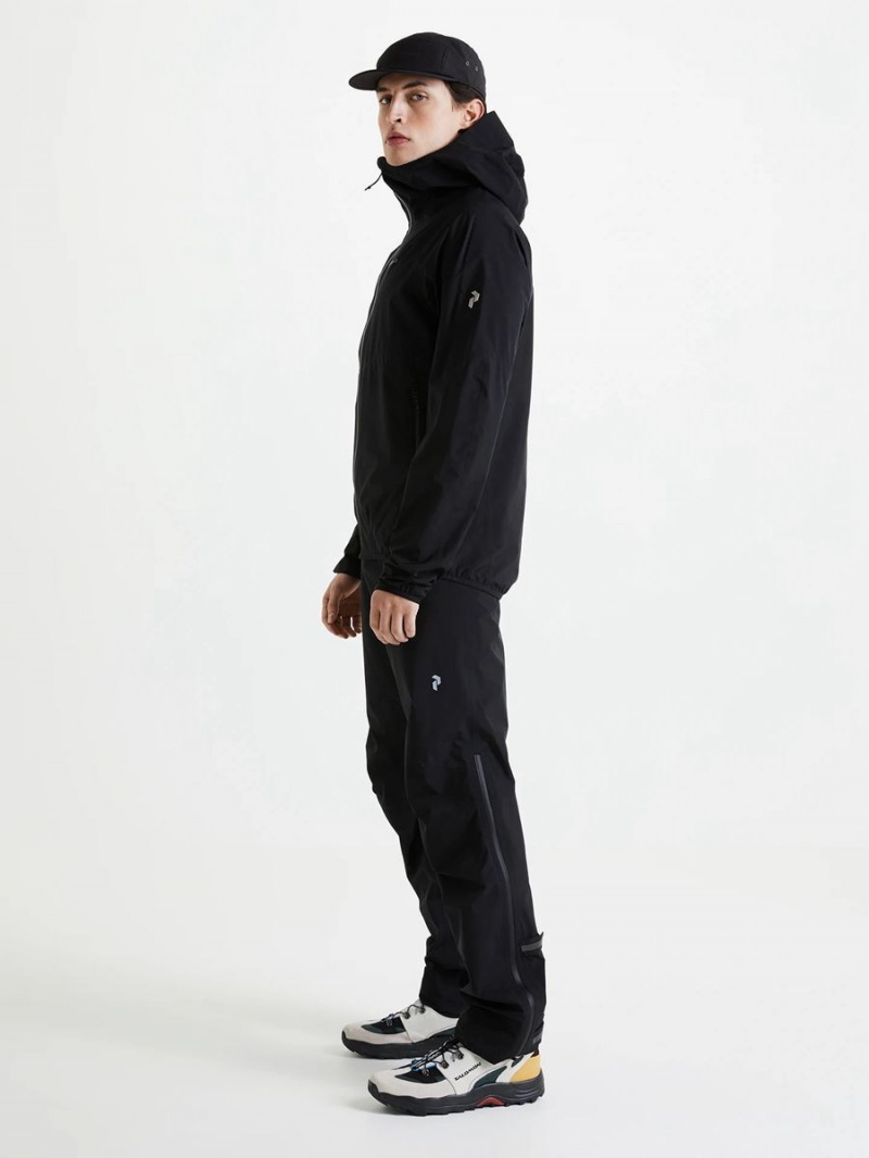 Peak Performance Pac Gore-Tex 3L Men's Ski Pants Black | ZOJ97-659