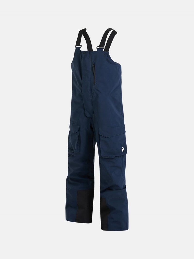 Peak Performance Pact Bib Insulated 2L Kids' Ski Pants Navy | VIM00-287