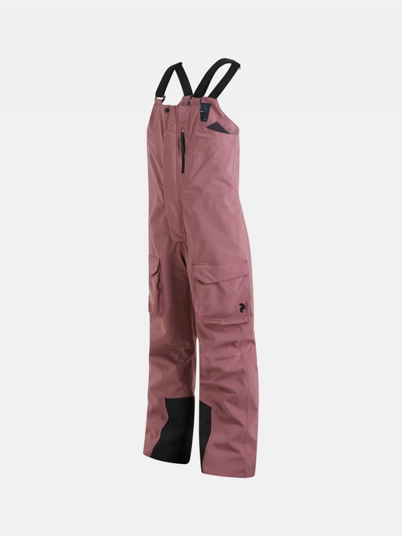 Peak Performance Pact Bib Insulated 2L Kids' Ski Pants Pink | RIB54-134