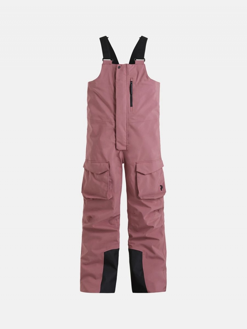 Peak Performance Pact Bib Insulated 2L Kids\' Ski Pants Pink | RIB54-134