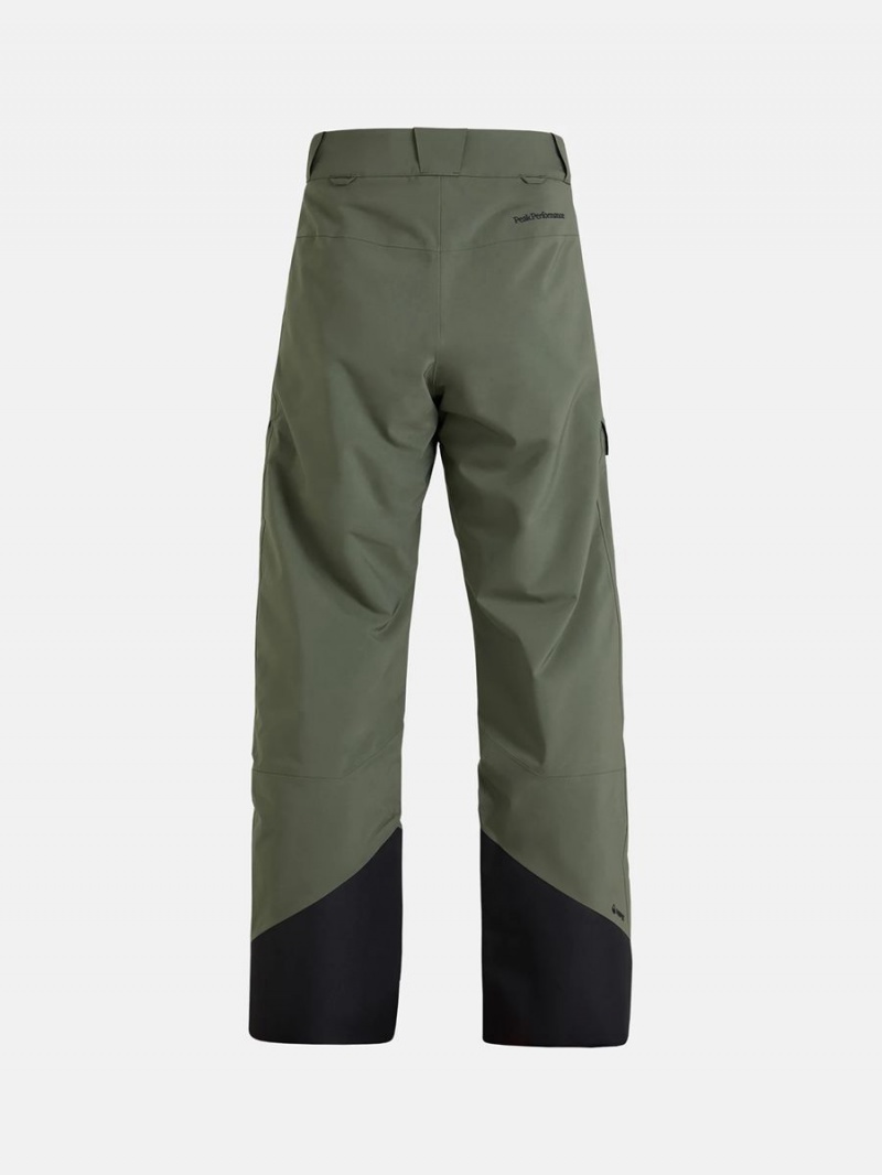 Peak Performance Pact Insulated 2L Men's Ski Pants Green | FWT74-219