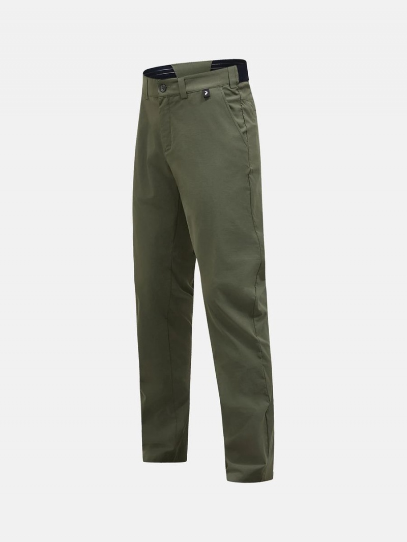 Peak Performance Player Men's Pants Green | FWH86-536