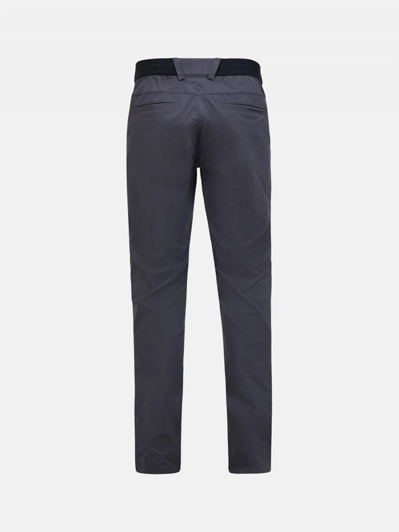 Peak Performance Player Men's Pants Grey | HAE78-667