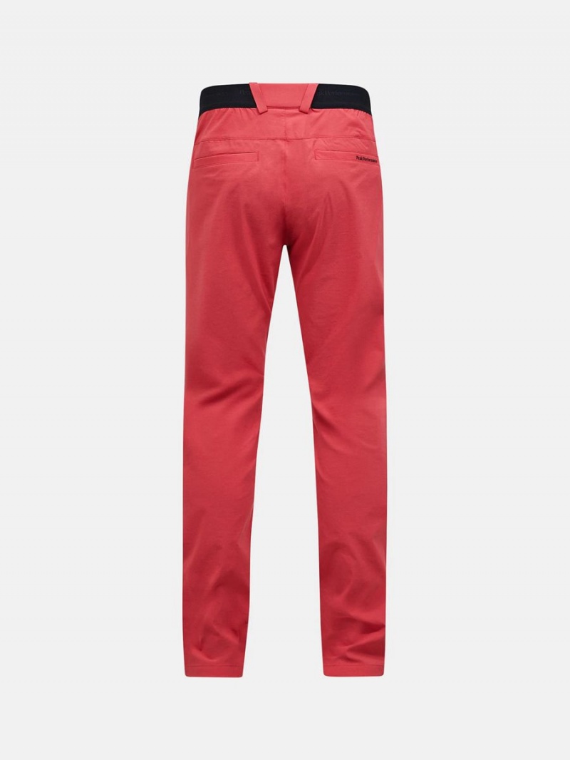 Peak Performance Player Men's Pants Red | USF57-972