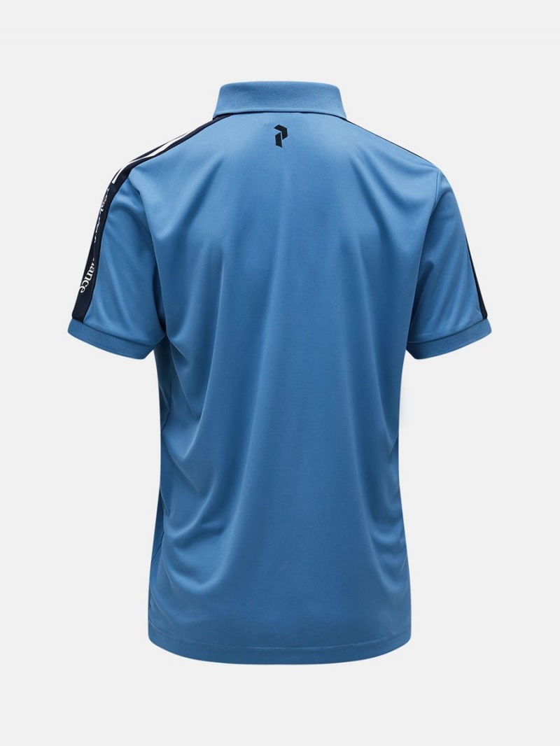 Peak Performance Player Men's Polo Shirt Blue / Navy | OII11-160