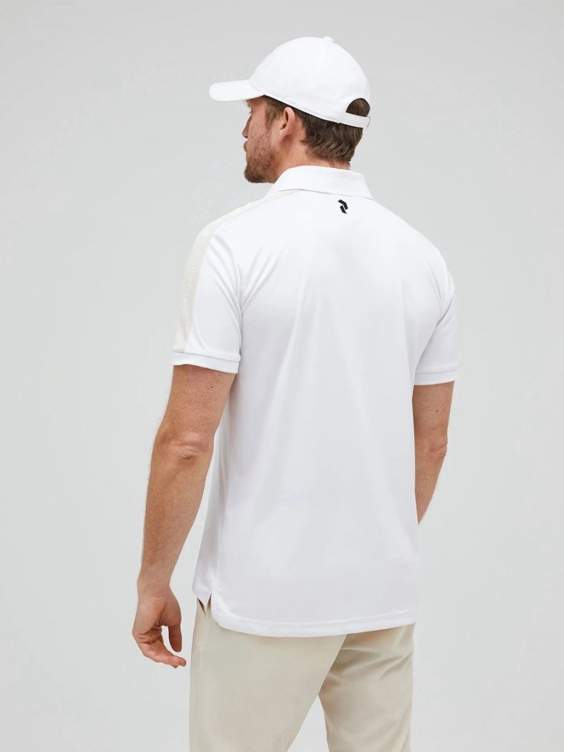 Peak Performance Player Men's Polo Shirt White / Beige | QAK71-694