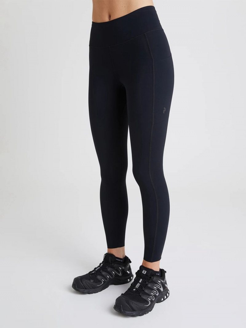 Peak Performance Power Women's Leggings Black | JTK15-310