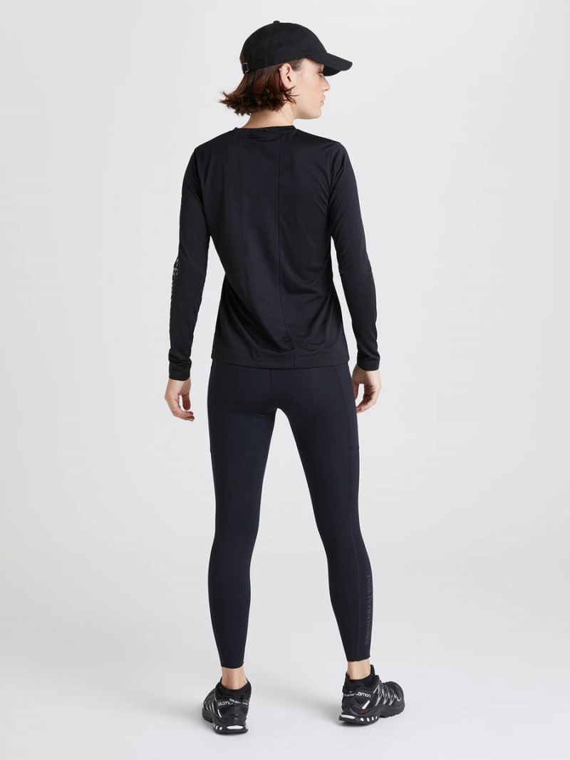 Peak Performance Power Women's Leggings Black | JTK15-310