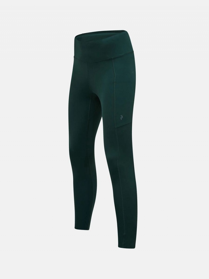 Peak Performance Power Women's Leggings Green | LYR51-213