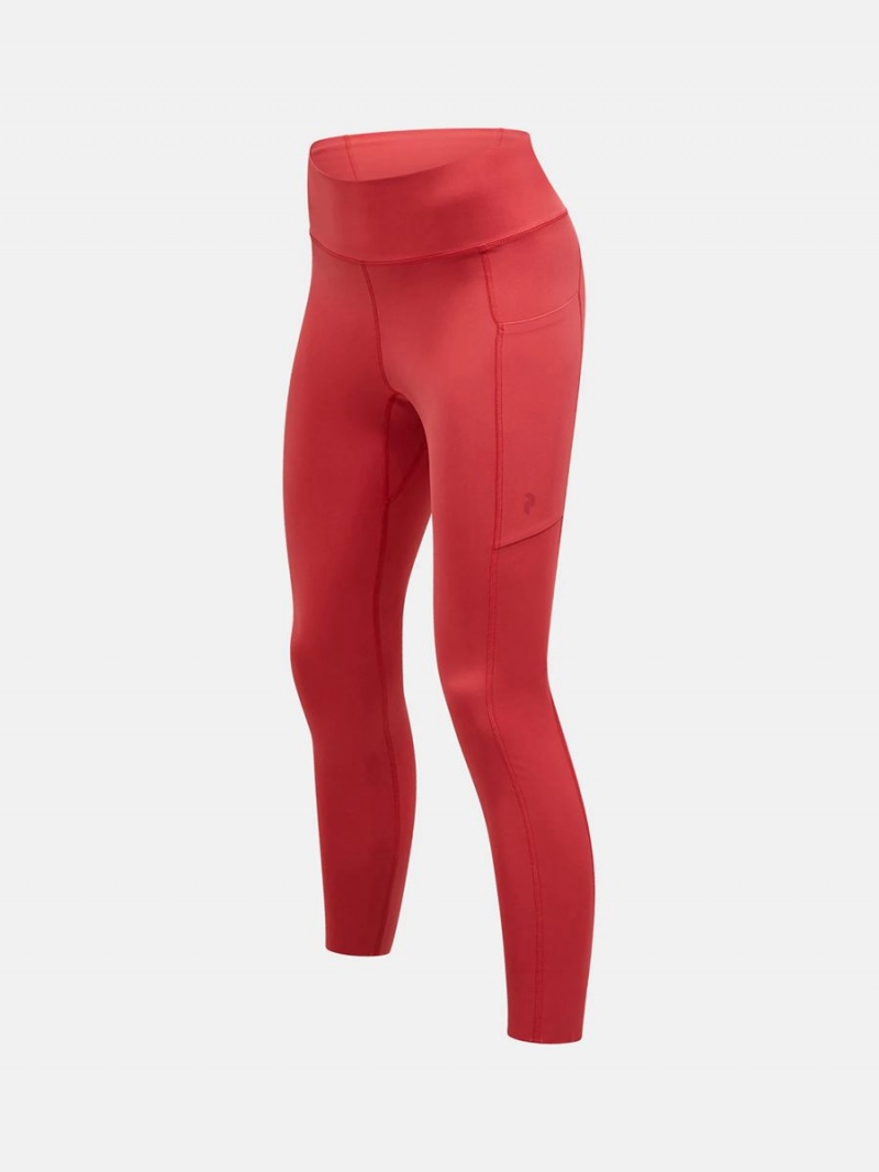 Peak Performance Power Women's Leggings Red | NKA01-398