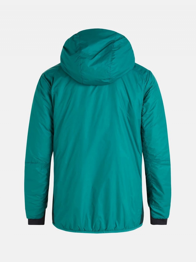 Peak Performance Radiance Hood Men's Ski Jacket Green / Green | MDN47-611