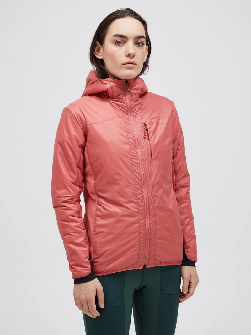 Peak Performance Radiance Hood Women's Ski Jacket Pink | UVL35-964