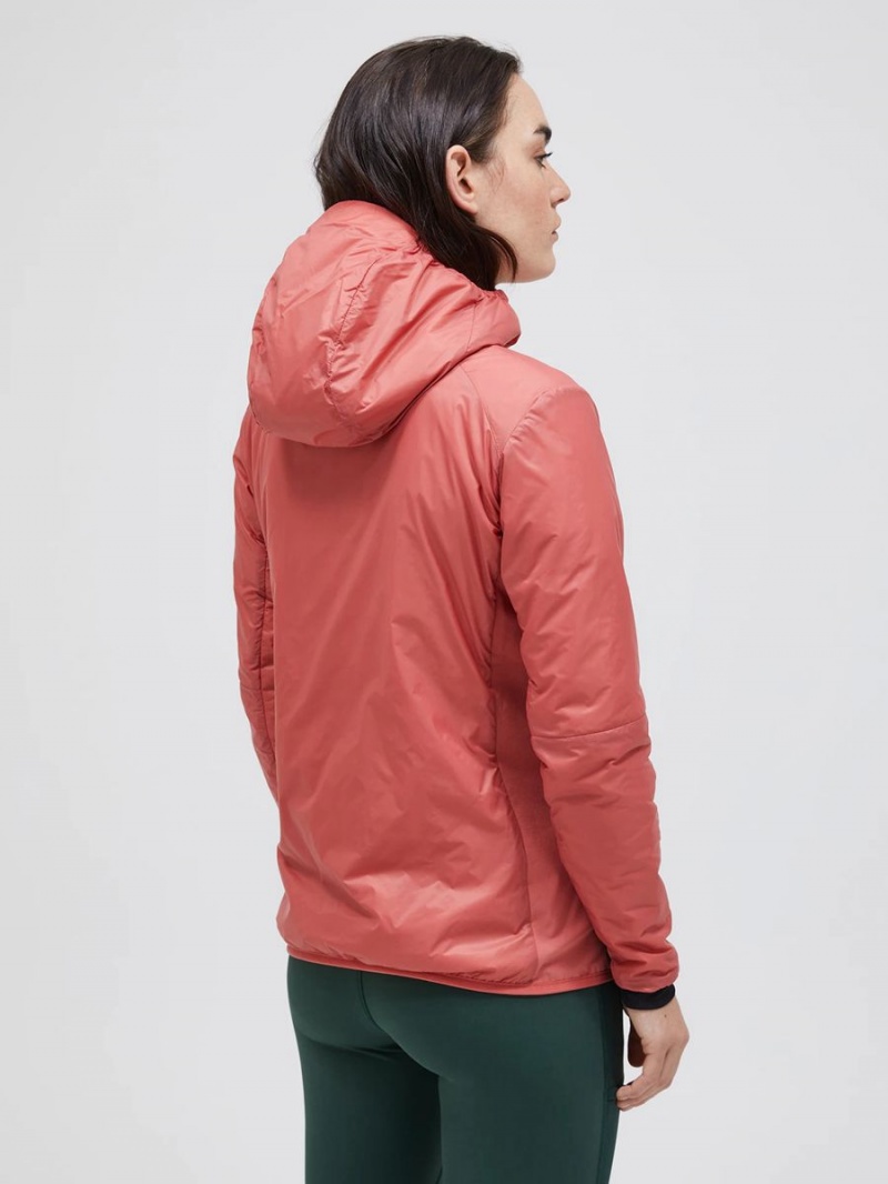 Peak Performance Radiance Hood Women's Ski Jacket Pink | UVL35-964