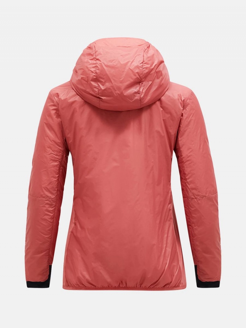 Peak Performance Radiance Hood Women's Ski Jacket Pink | UVL35-964