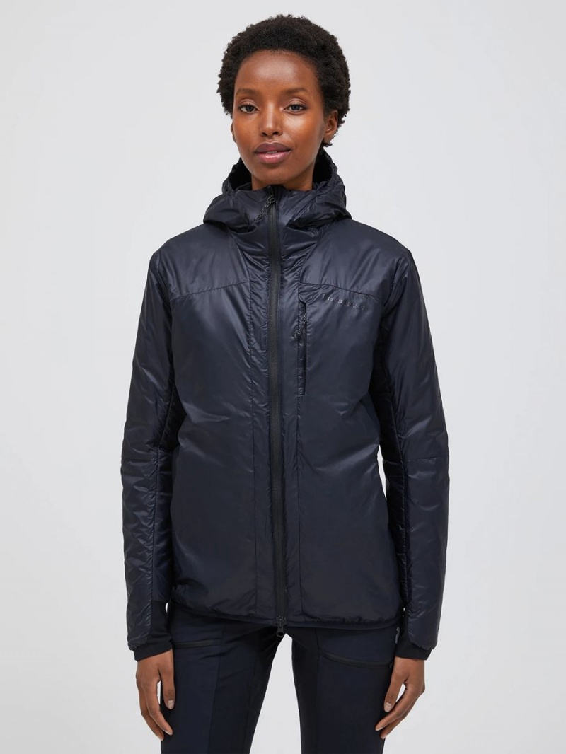 Peak Performance Radiance Hood Women's Ski Jacket Black | EUW91-173