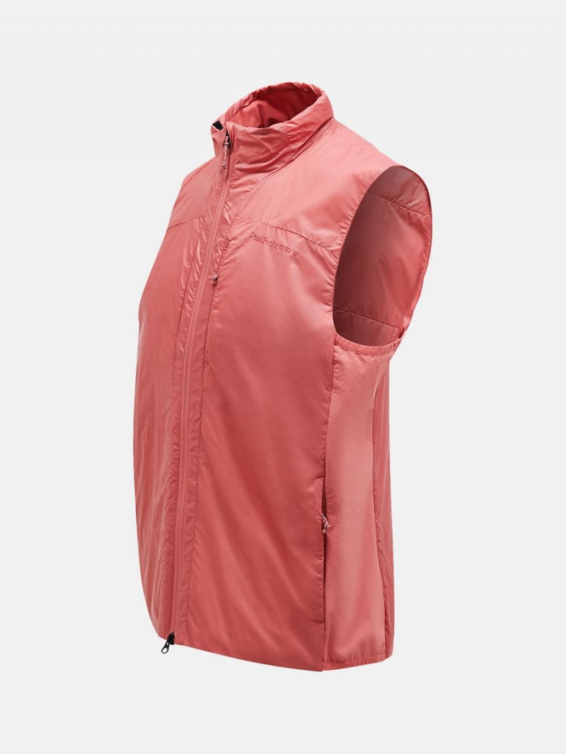 Peak Performance Radiance Hybrid Men's Vest Pink | MFQ61-388