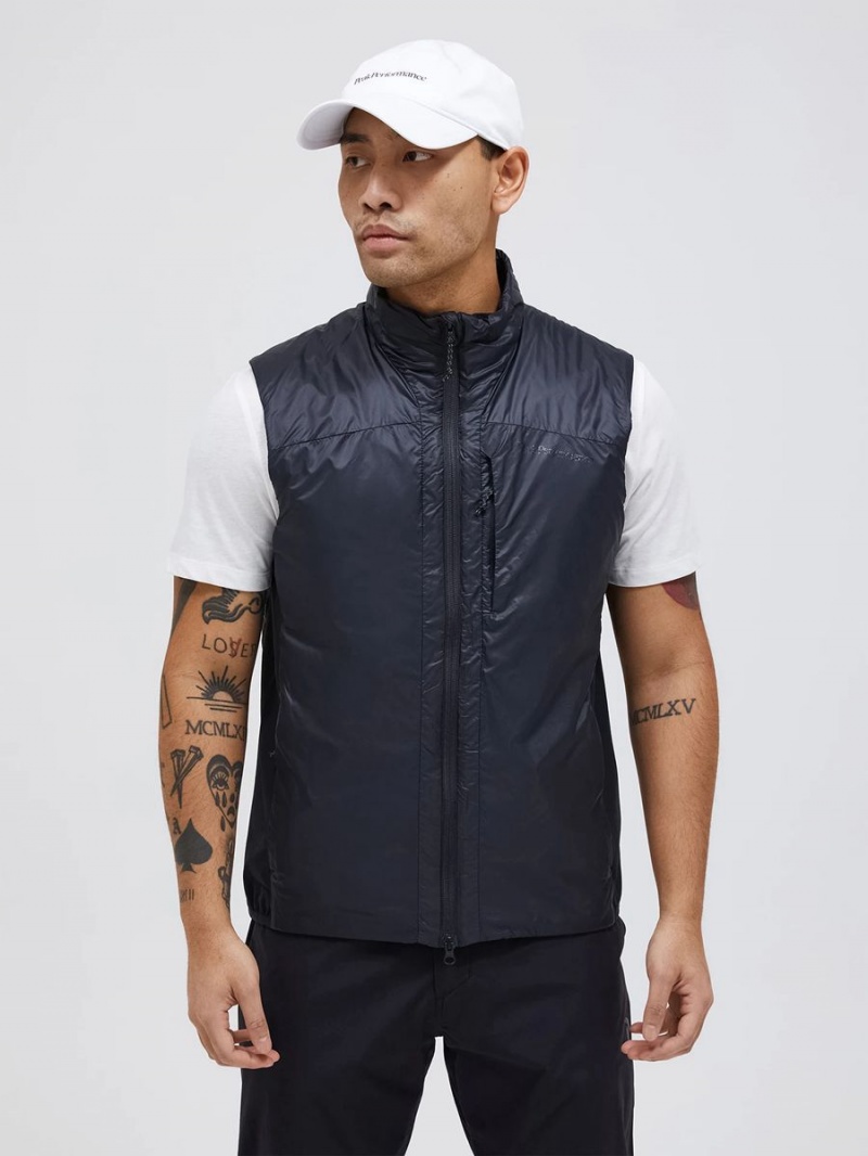 Peak Performance Radiance Hybrid Men's Vest Black | YFR86-708