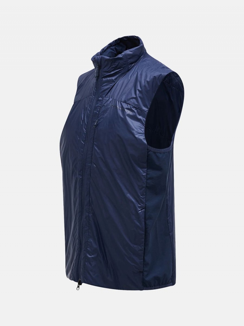 Peak Performance Radiance Hybrid Men's Vest Navy | NLJ21-381