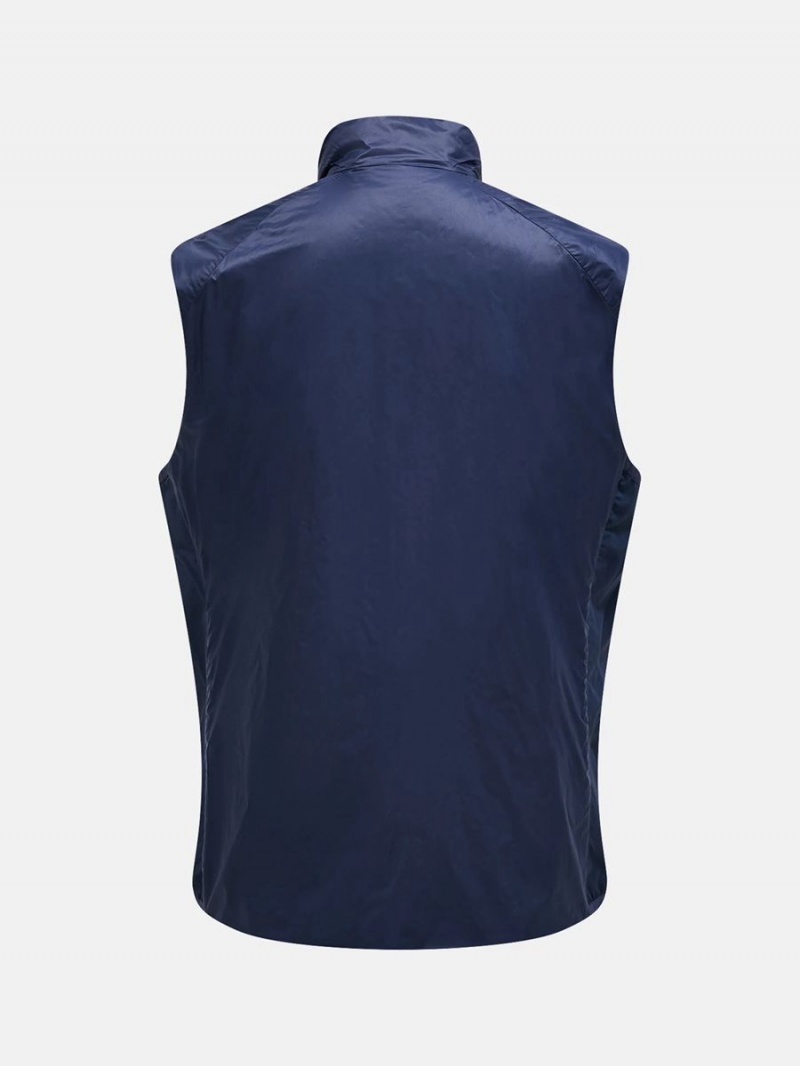 Peak Performance Radiance Hybrid Men's Vest Navy | NLJ21-381