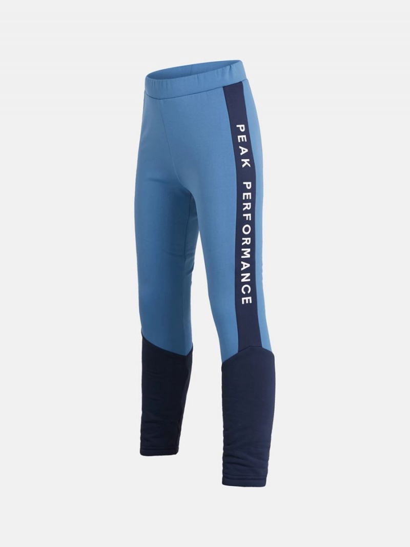 Peak Performance Rider Long Kids' Pants Blue / Navy | QHP22-499