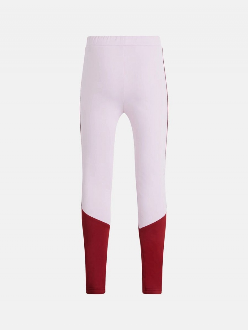 Peak Performance Rider Long Kids' Pants Pink / Red | BRL77-283