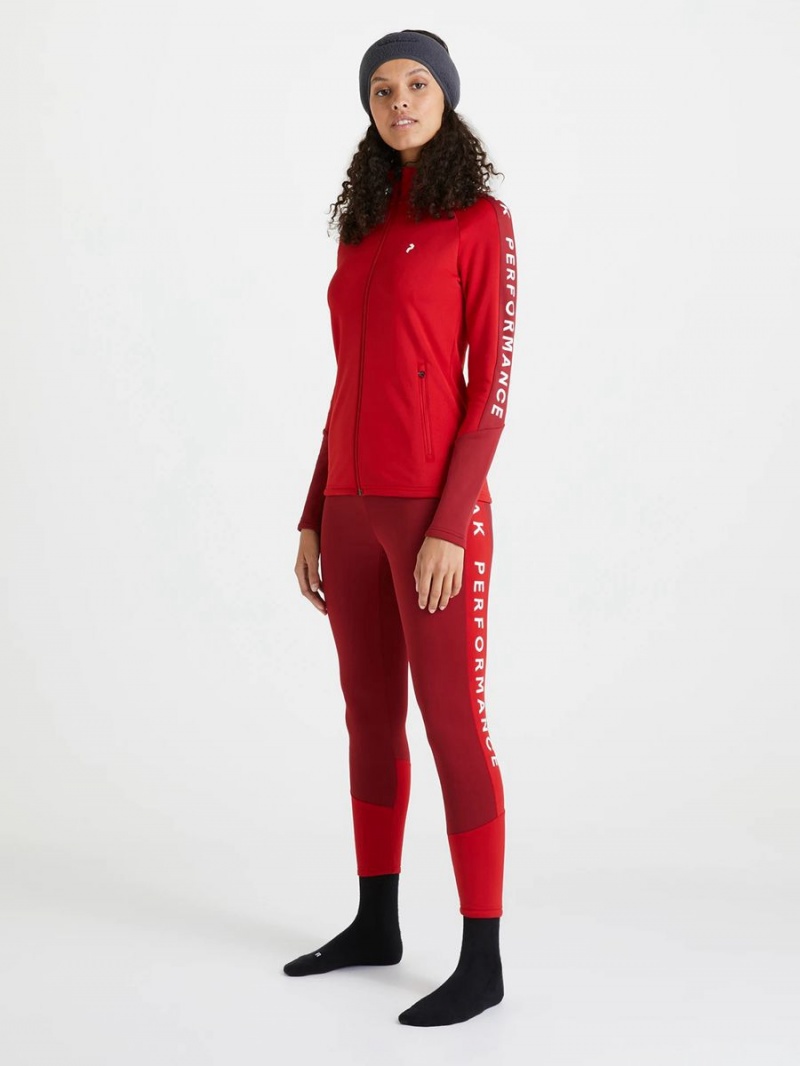 Peak Performance Rider Short Women's Pants Red / Red | CXZ53-891