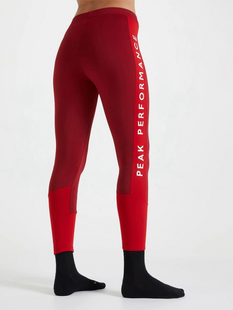 Peak Performance Rider Short Women's Pants Red / Red | CXZ53-891