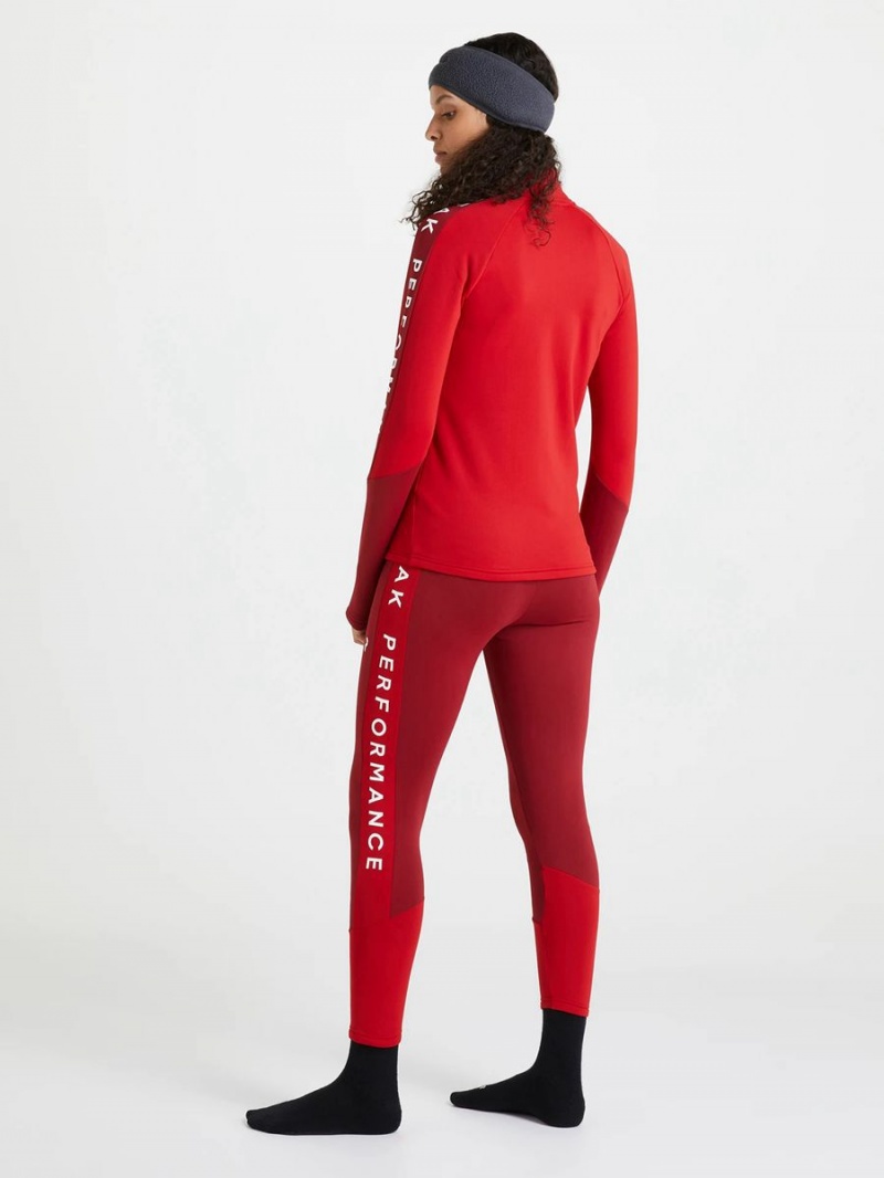 Peak Performance Rider Short Women's Pants Red / Red | CXZ53-891