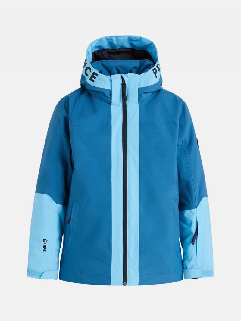 Peak Performance Rider Ski Insulated 2L Kids\' Ski Jacket Blue / Blue | TNX21-547