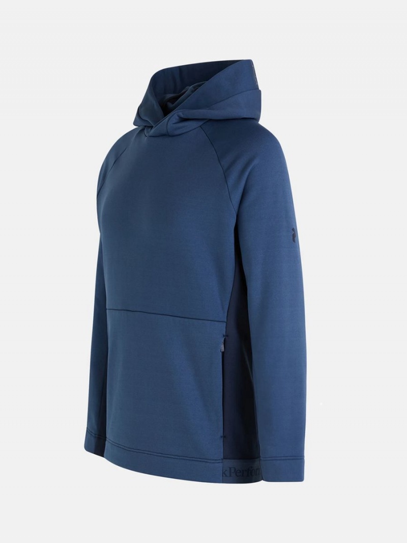 Peak Performance Rider Tech Men's Hoodie Blue / Navy | EEP62-133