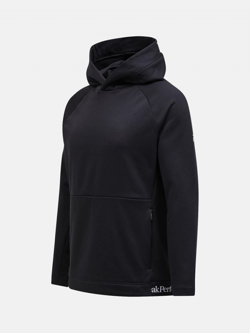 Peak Performance Rider Tech Men's Hoodie Black | ALV58-800