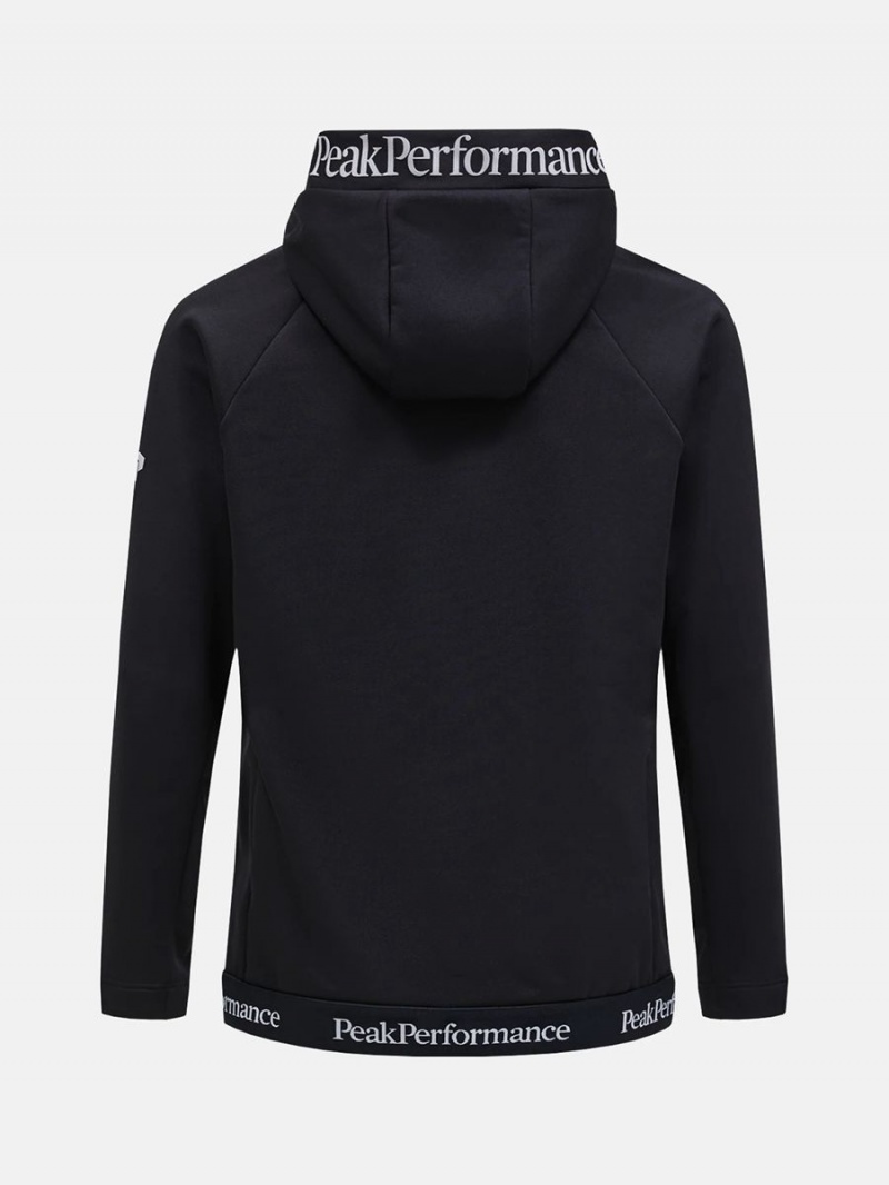 Peak Performance Rider Tech Men's Hoodie Black | ALV58-800