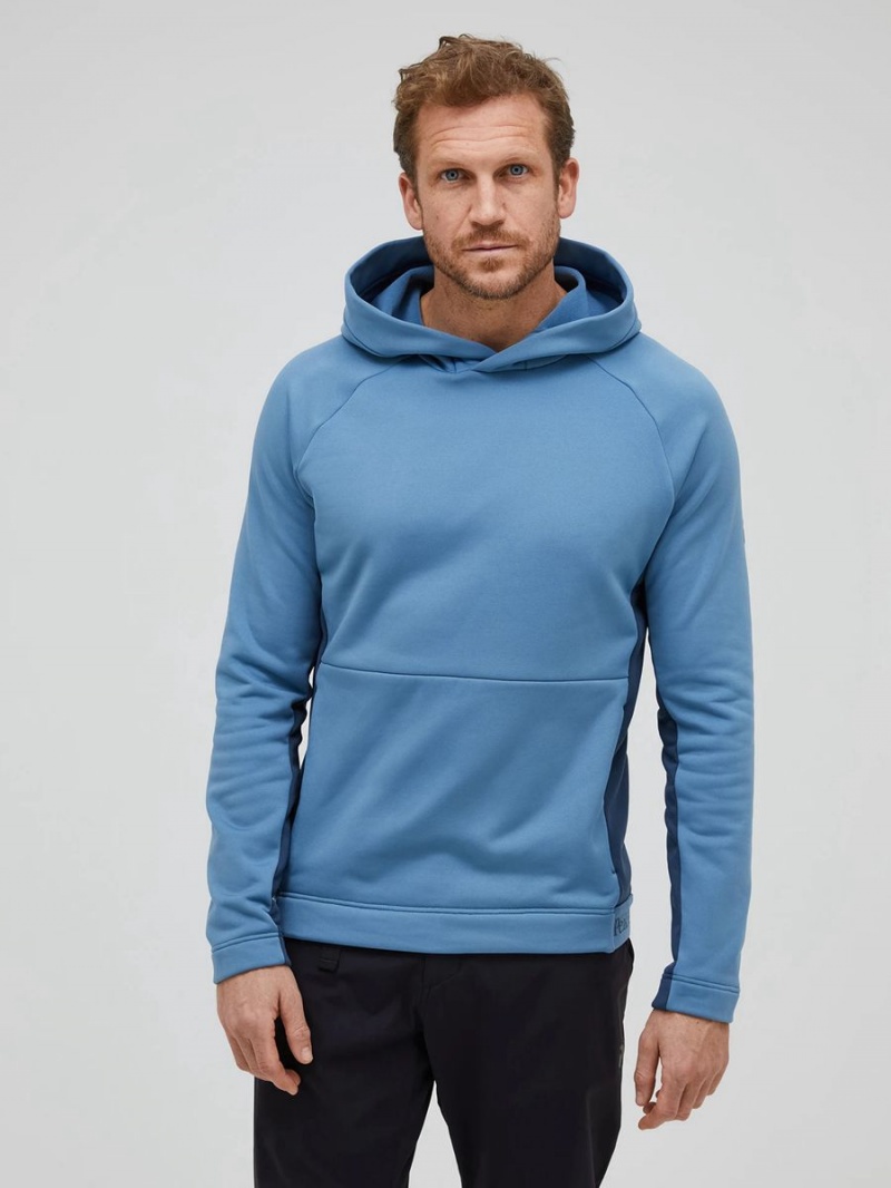 Peak Performance Rider Tech Men's Hoodie Blue / Blue | FYC56-716